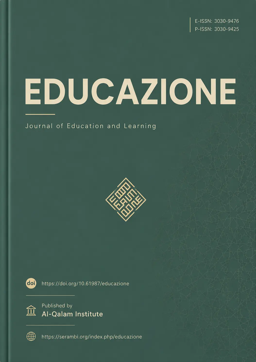 Sampul depan Jurnal Educazione