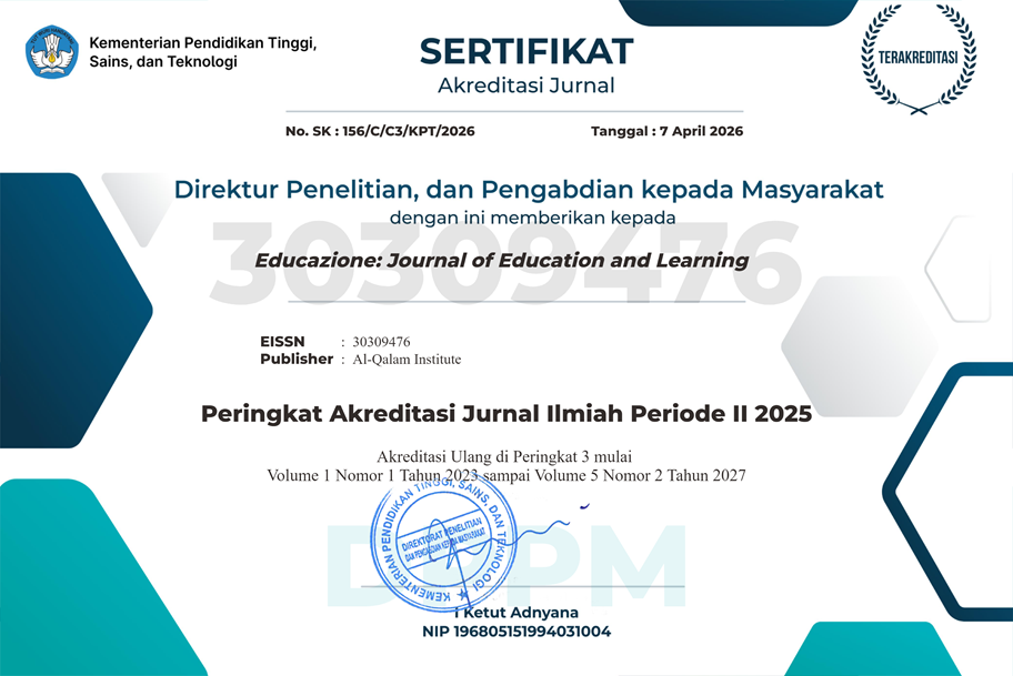 Sertifikat Akreditasi Educazione